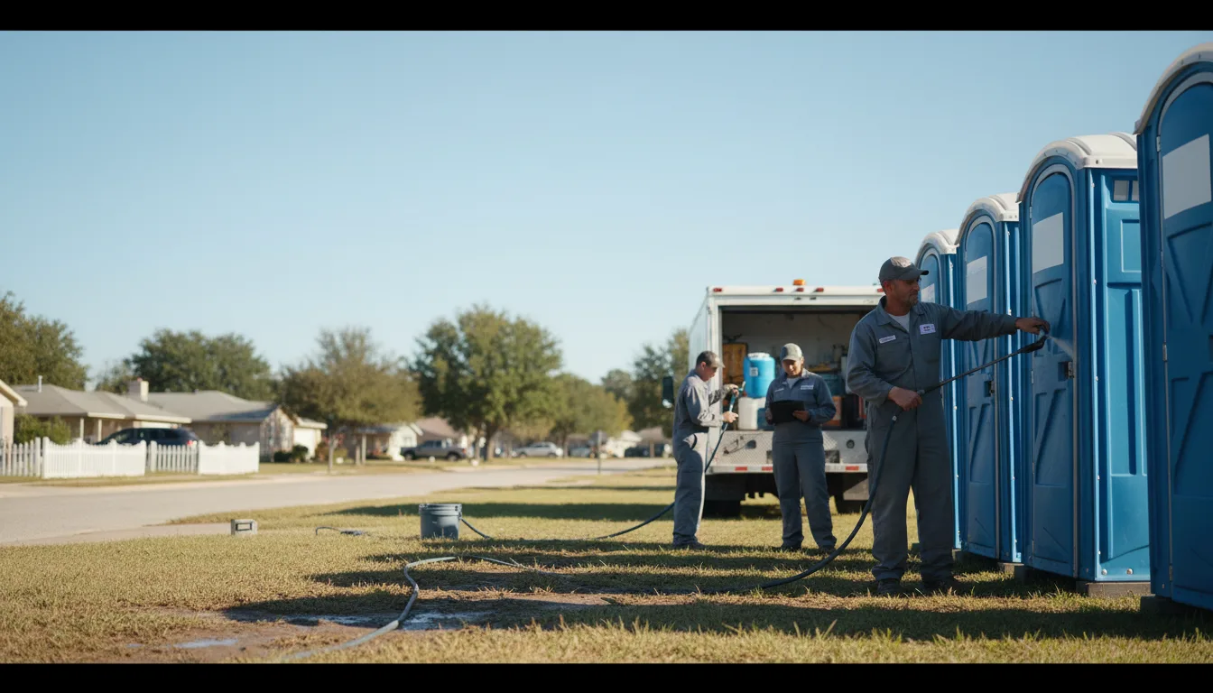 Long-Term Portable Toilet Rental in Gould, AR near me
